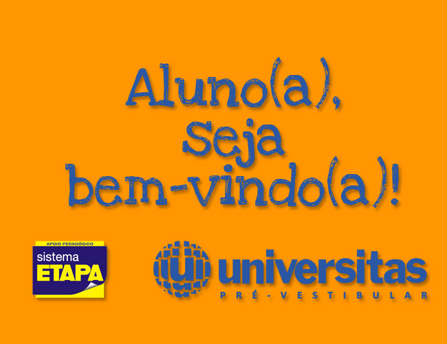 Atenção alunos do Universitas Pré-Vestibular