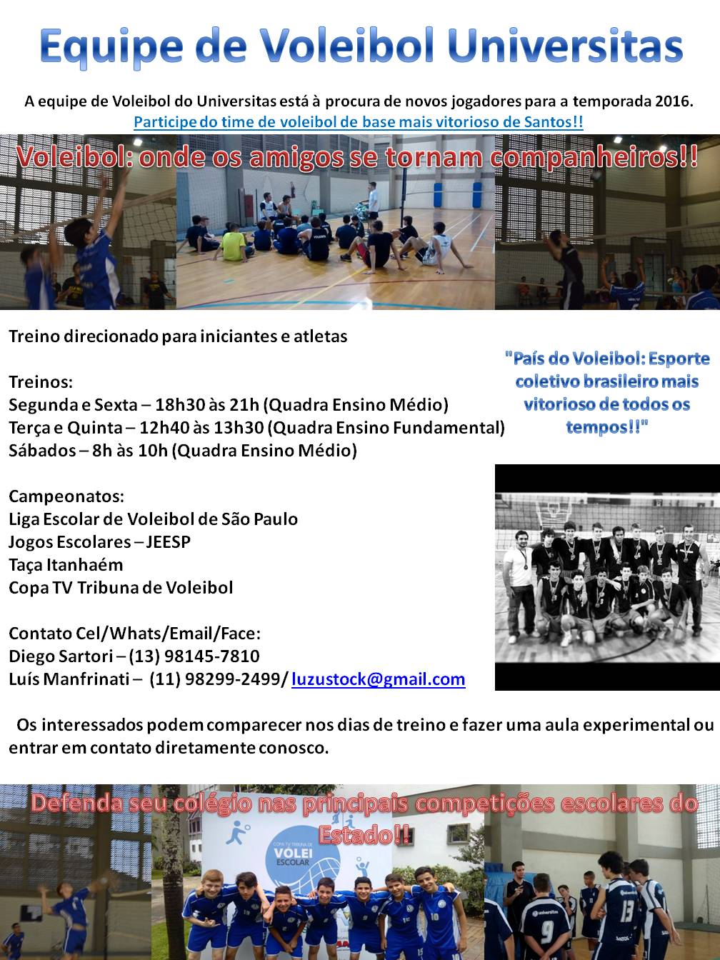 Voleibol Universitas 2016